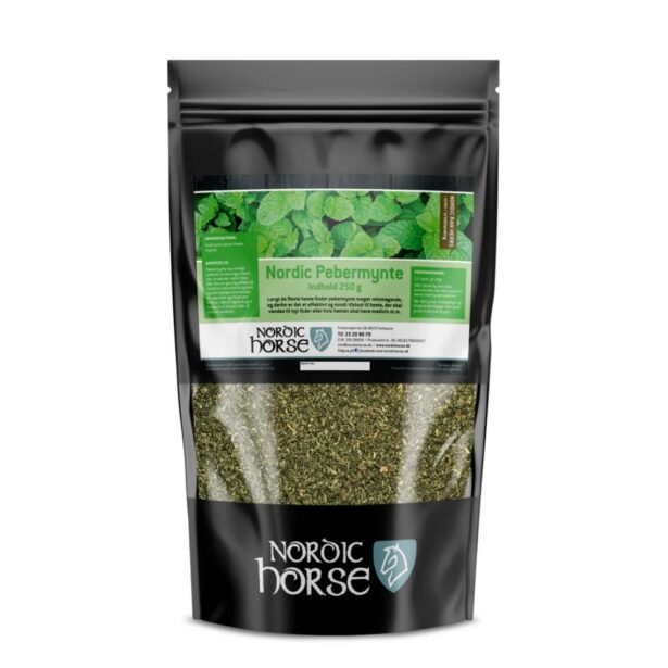 Nordic Horse Pebermynte 250 gram urtetilskud