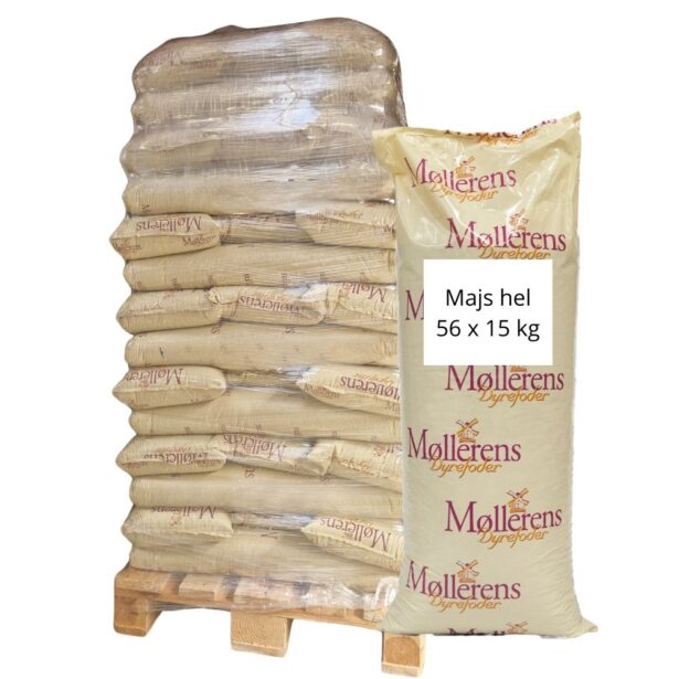 Majs hele Møllerens hel palle 56 x 15 kg