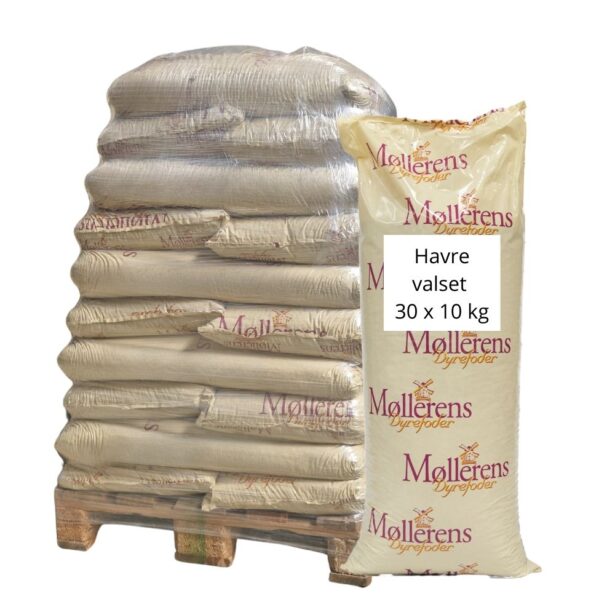 Havre valset Møllerens hel palle 30 x 10 kg