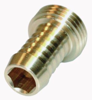 Messing gevindrør 1/2" x 1/2"
