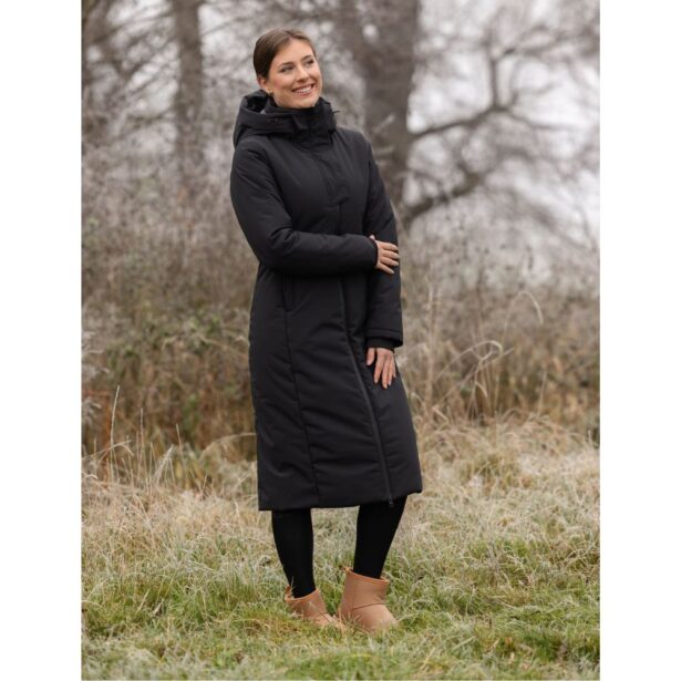 Covalliero AW25 Vinterfrakke sort