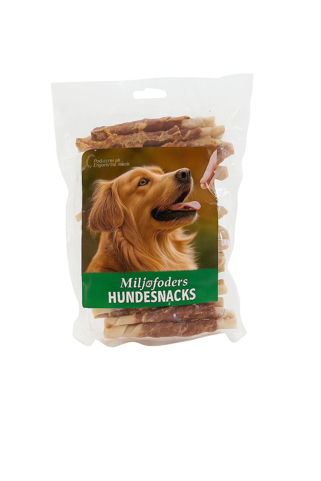 Miljøfoders hundesnacks Twisted Lamb 350 g