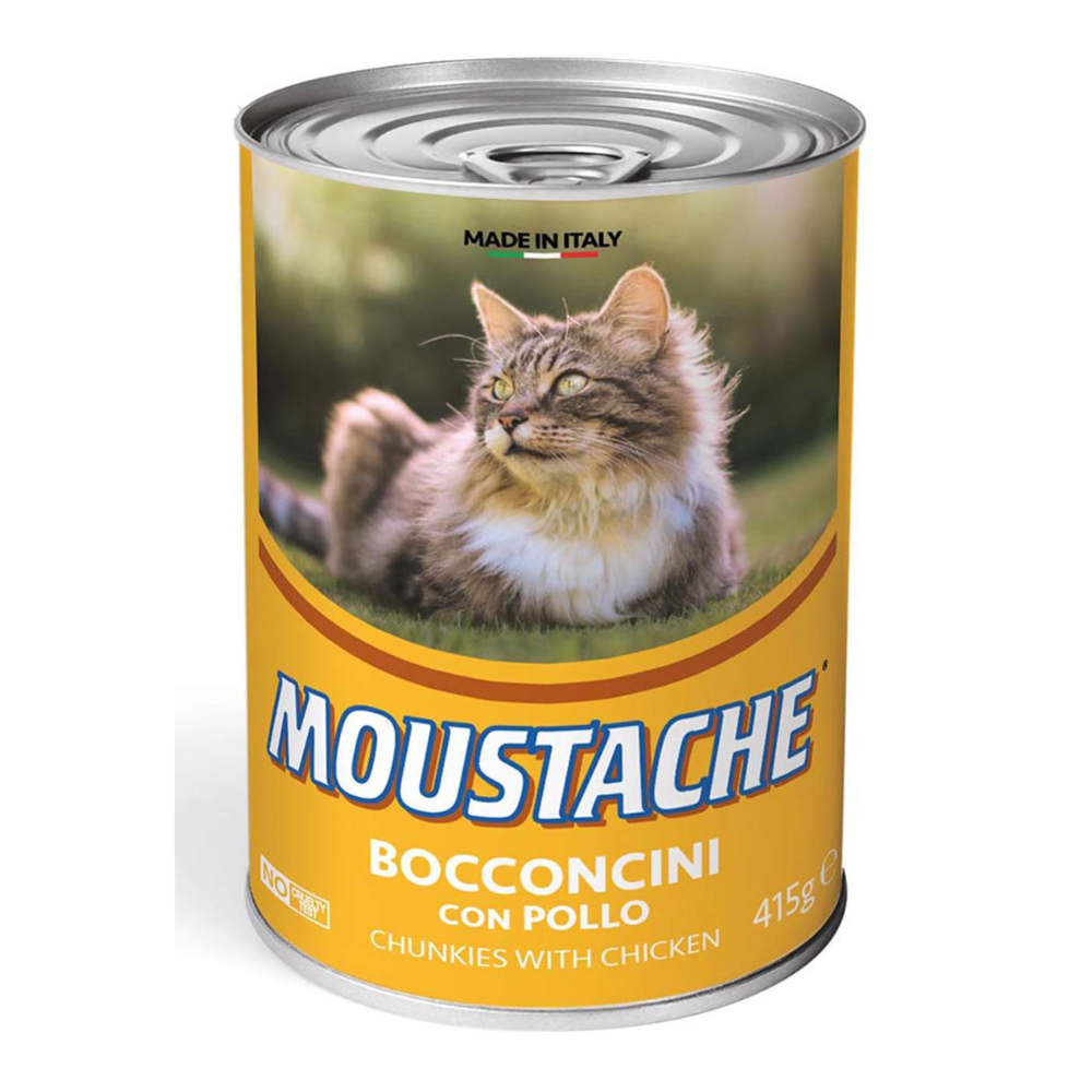 Moustache dåsemad Kat m kylling 415 gr