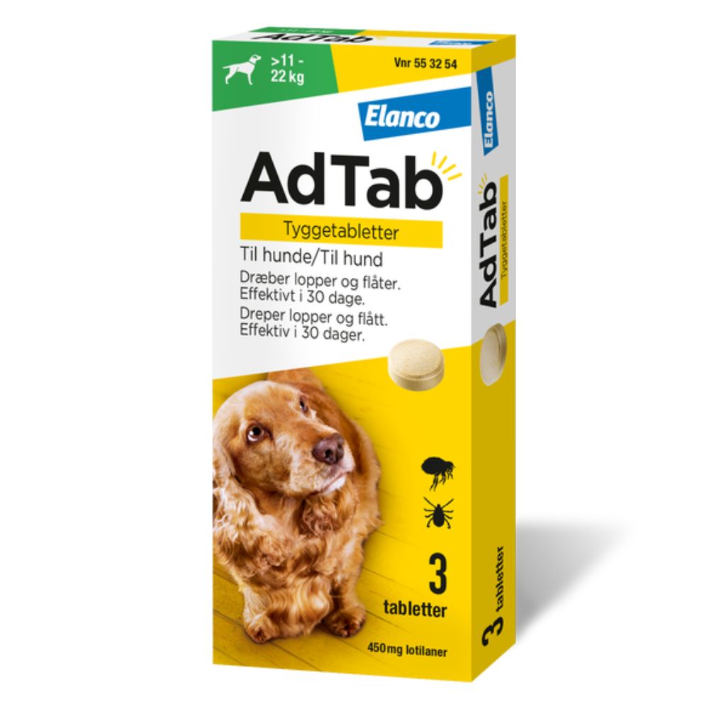 AdTab hund 3x450mg 11-22 kg