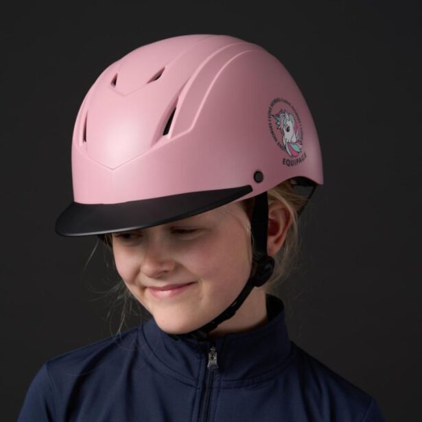 Equipage Vilma ridehjelm lyserød
