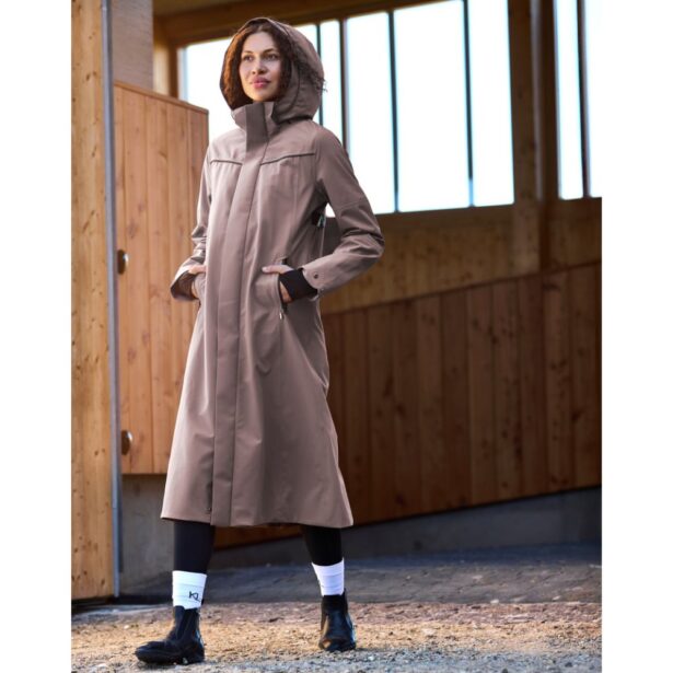 Kingsland SS26 Lucia regnjakke brun