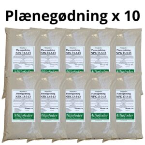 Miljøfoders plænegødning NPK 13-3-13