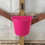 Spand 15 liter flad side pink
