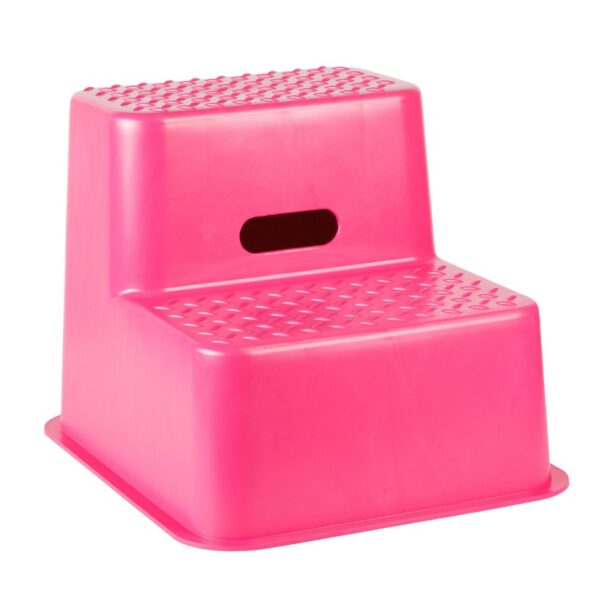 Trappe 2 trin pink 41 cm opstigningsskammel