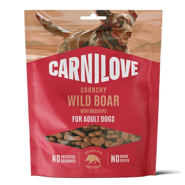 Carnilove Crunchy snack vildsvin og hyben