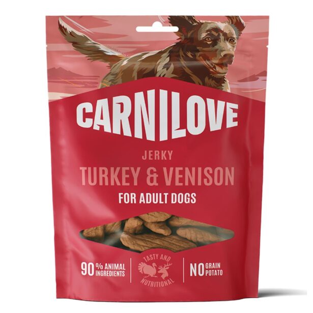 Carnilove Jerky kalkun og vildt 100 g