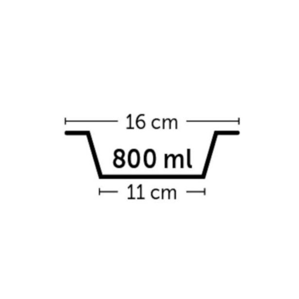 Baldwin metalskål 800 ml