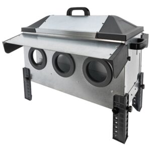 Foderautomat robust 18 kg 6 hul til høns