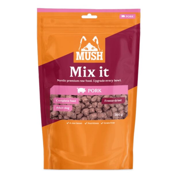 MUSH Mix It FT Gris 200 g frysetørret barf