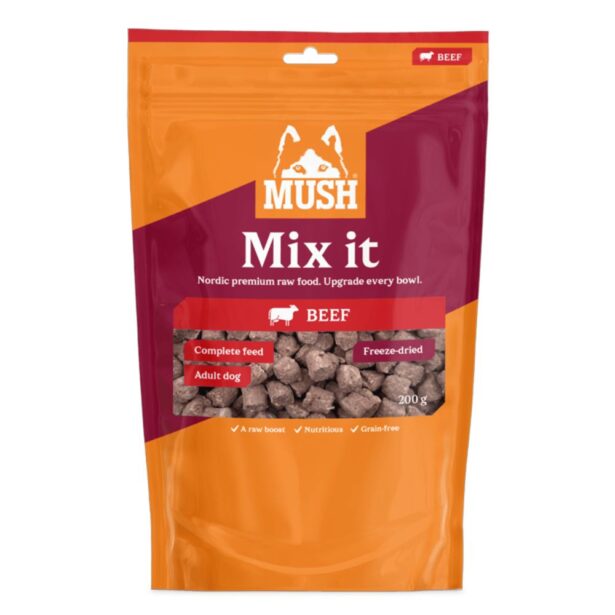 MUSH Mix It FT Okse 200 g frysetørret barf