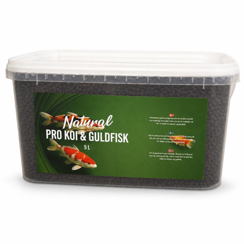 Natural Pro Koi & Guldfisk 4,5 mm 5 L