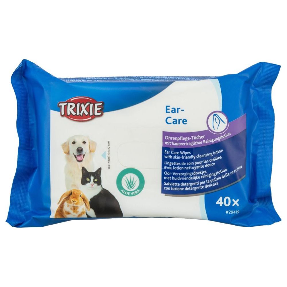 Trixie ørepleje servietter 40 stk