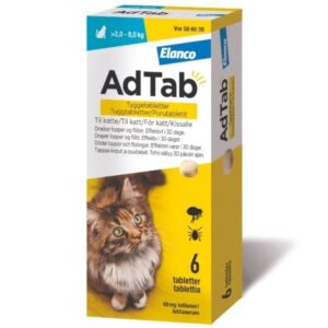 AdTab kat 6x48 mg 2-8 kg 6 tabletter
