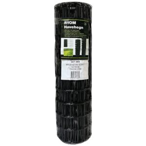 Havehegn sort 100 cm 5x10 cm masker