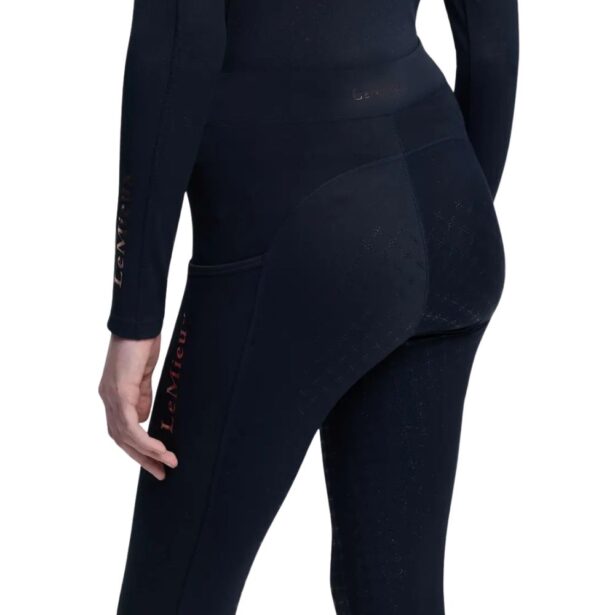 LeMieux SS26 KIDS Sparkle ridetights navy ridebukser til børn