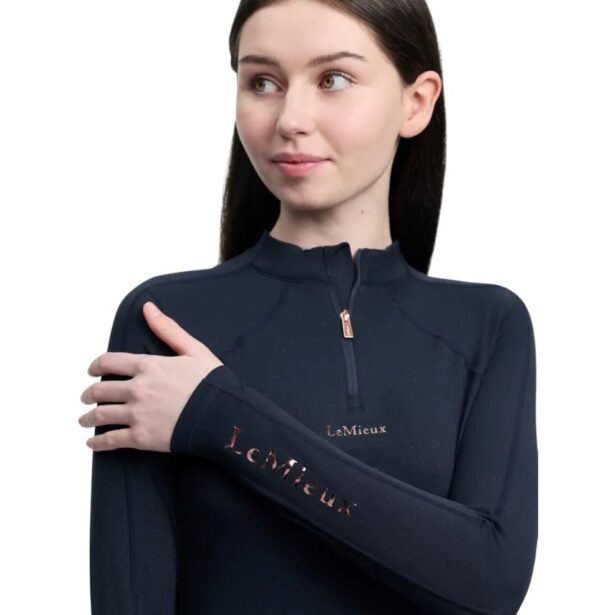 LeMieux SS26 KIDS Sparkle trøje navy