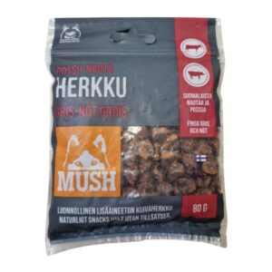 MUSH Minisnack gris/okse 80 g