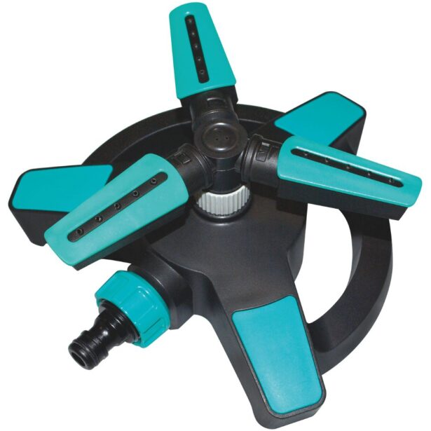 Plast sprinkler 3 arme med spyd vandspreder