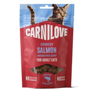 Carnilove cat crunchy laks og catnip