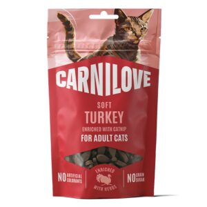 Carnilove cat soft snack kalkun og catnip