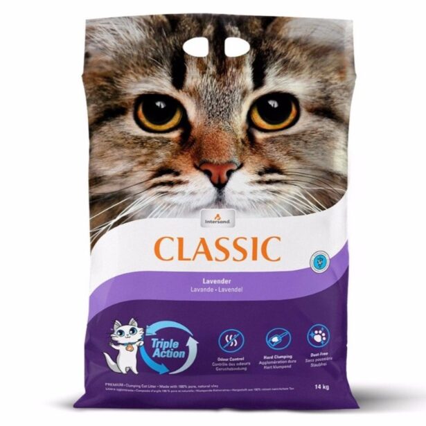 Extreme Classic kattegrus lavendel 14 kg