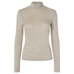Kingsland AW26 Abigail trøje med rullekrave beige