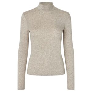 Kingsland AW26 Abigail trøje med rullekrave beige