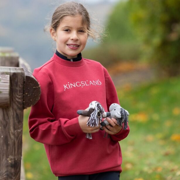 Kingsland AW26 JR Antonia sweatshirt rød