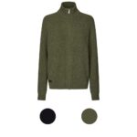 Kingsland AW26 MEN Andre striktrøje med lynlås uldtrøje