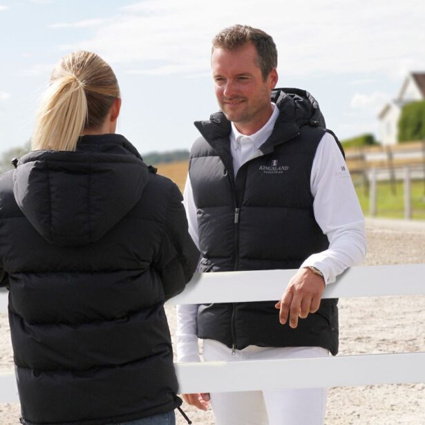 Kingsland Classic MEN stævnetrøje hvid langærmet polo