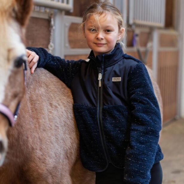 EQ AW26 Odessa JR jakke fleecejakke til piger