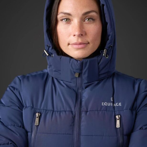 EQ Candice 2.0 jakke navy lang ridejakke