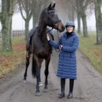 EQ Candice 2.0 jakke navy lang ridejakke