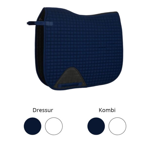 HG Elmira underlag dressur og kombi hvid og navy