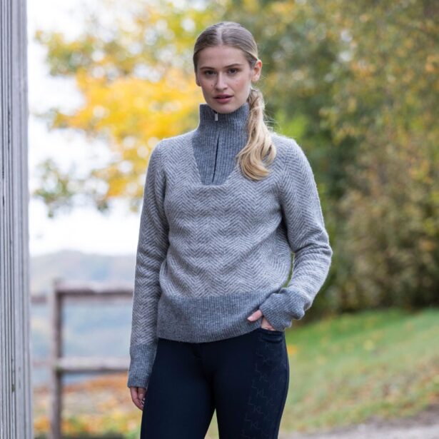 Kingsland AW26 Audrey Striktrøje alpaca uldtrøje