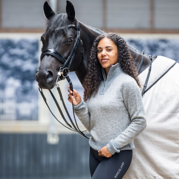 Kingsland AW26 Audrey Striktrøje alpaca uldtrøje