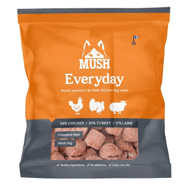 MUSH Everyday Grå 3 kg BARF