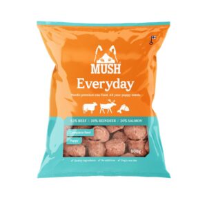 MUSH Everyday Isblå 800 g barf til hvalpe