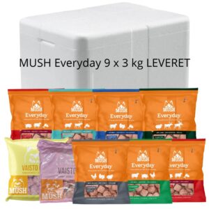 MUSh Everyday 9 x 3 kg BARF leveret