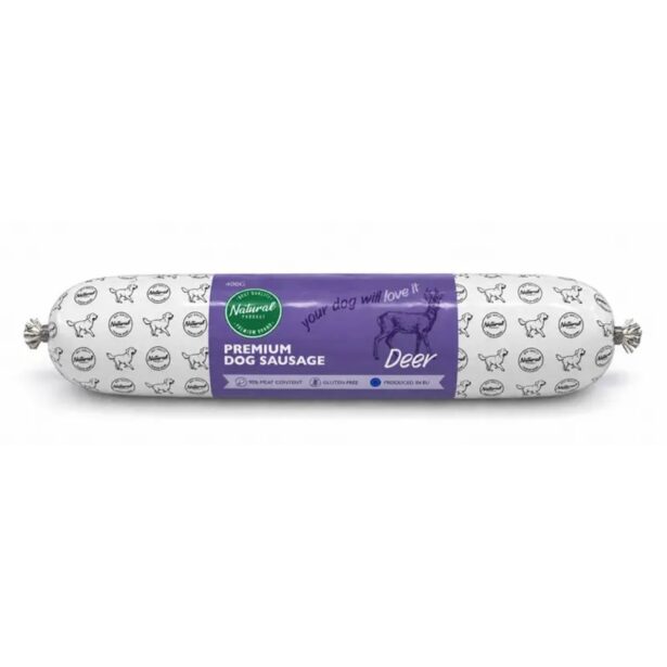 Premium dog sausage hjort 400 g